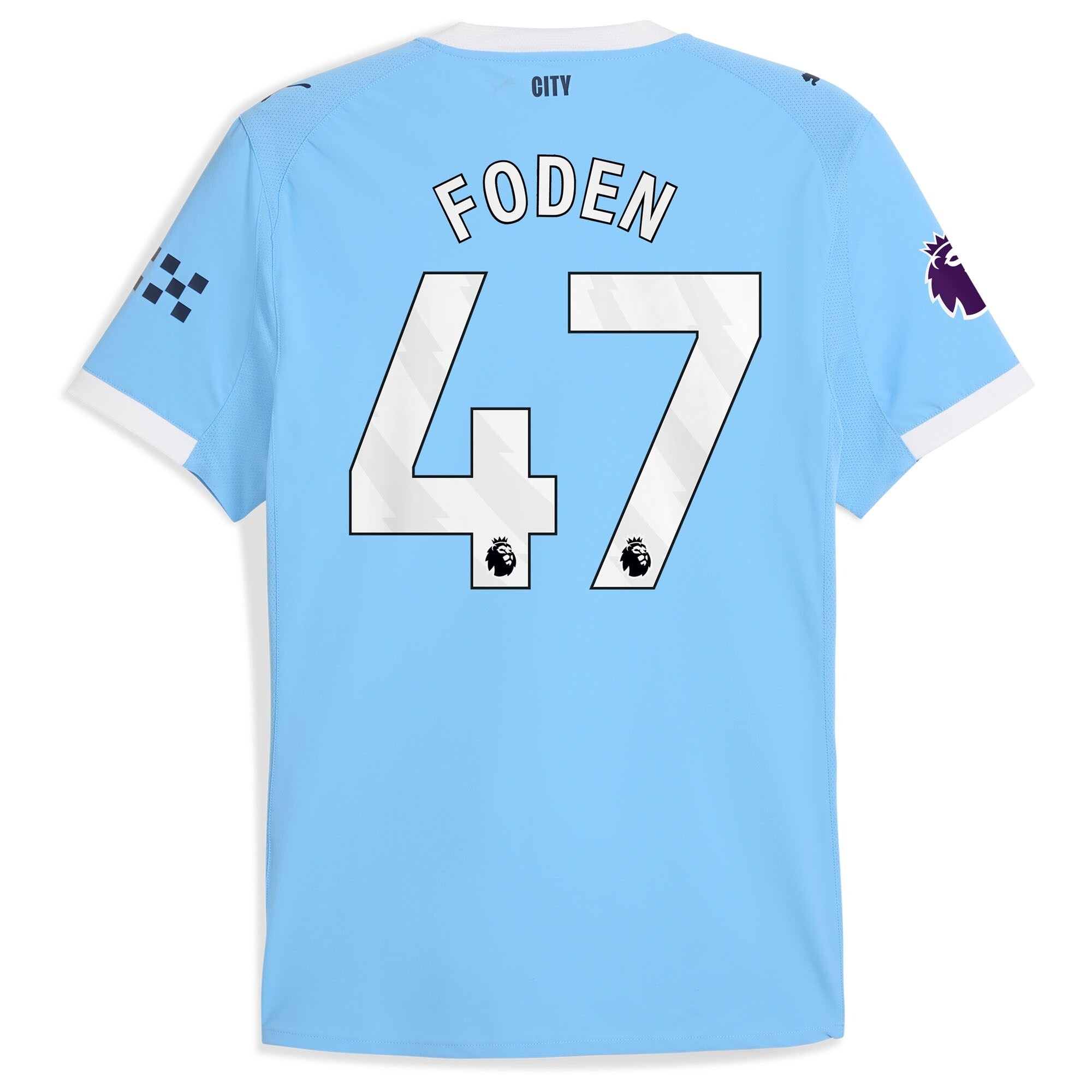 Espoor™ Phil Foden Manchester City Puma 2025/26 Home Player Jersey - Sky Blue