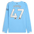Espoor™ Phil Foden Manchester City Puma 2025/26 Home Long Sleeve Player Jersey - Sky Blue