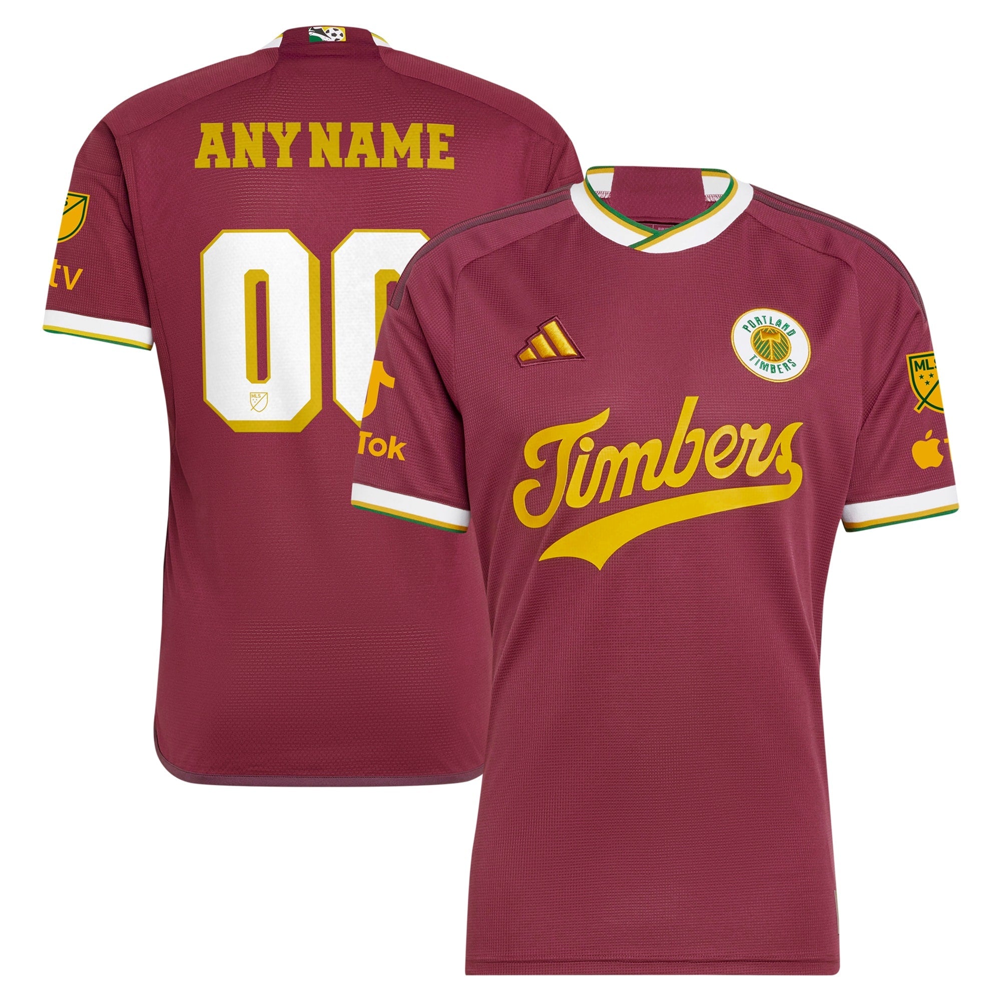 Espoor™ Portland Timbers adidas 2024 Archive Custom Jersey - Red