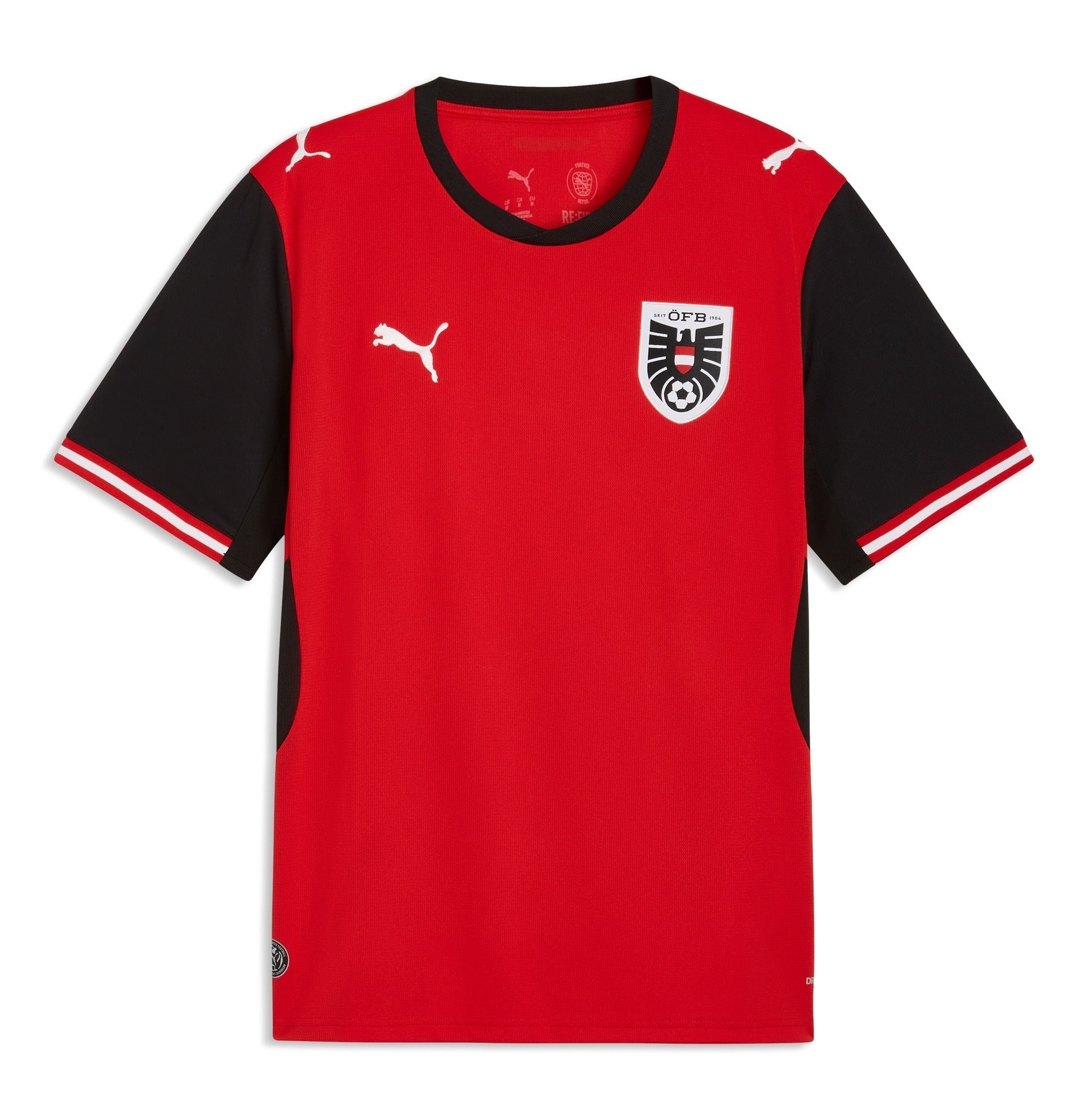 Espoor™ Puma Austria National Team 2026 Home Supporter Edition Jersey – Red/Black
