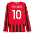 Rafael Leão AC Milan Puma 2024/25 Home Long Sleeve Player Jersey - Red - Jersey Teams World