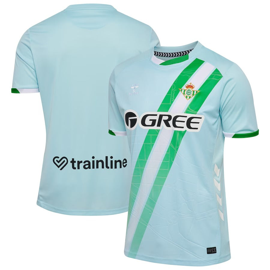 Espoor™ Real Betis Hummel Unisex Away 2025/26 Customized Jersey - Light Blue