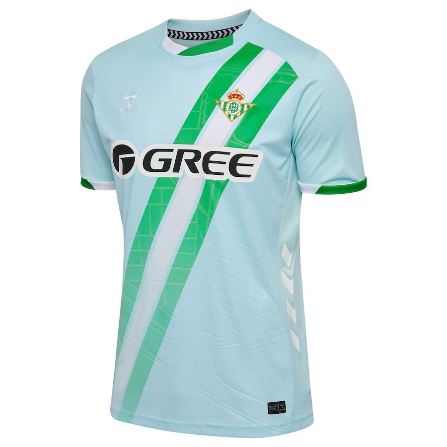 Espoor™ Real Betis Hummel Unisex Away 2025/26 Customized Jersey - Light Blue