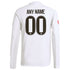 Espoor™ Real Madrid adidas 2025/26 Home Long Sleeve Custom Jersey - White