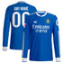 Espoor™ Real Madrid adidas 2025/26 Third Long Sleeve Custom Jersey - Blue