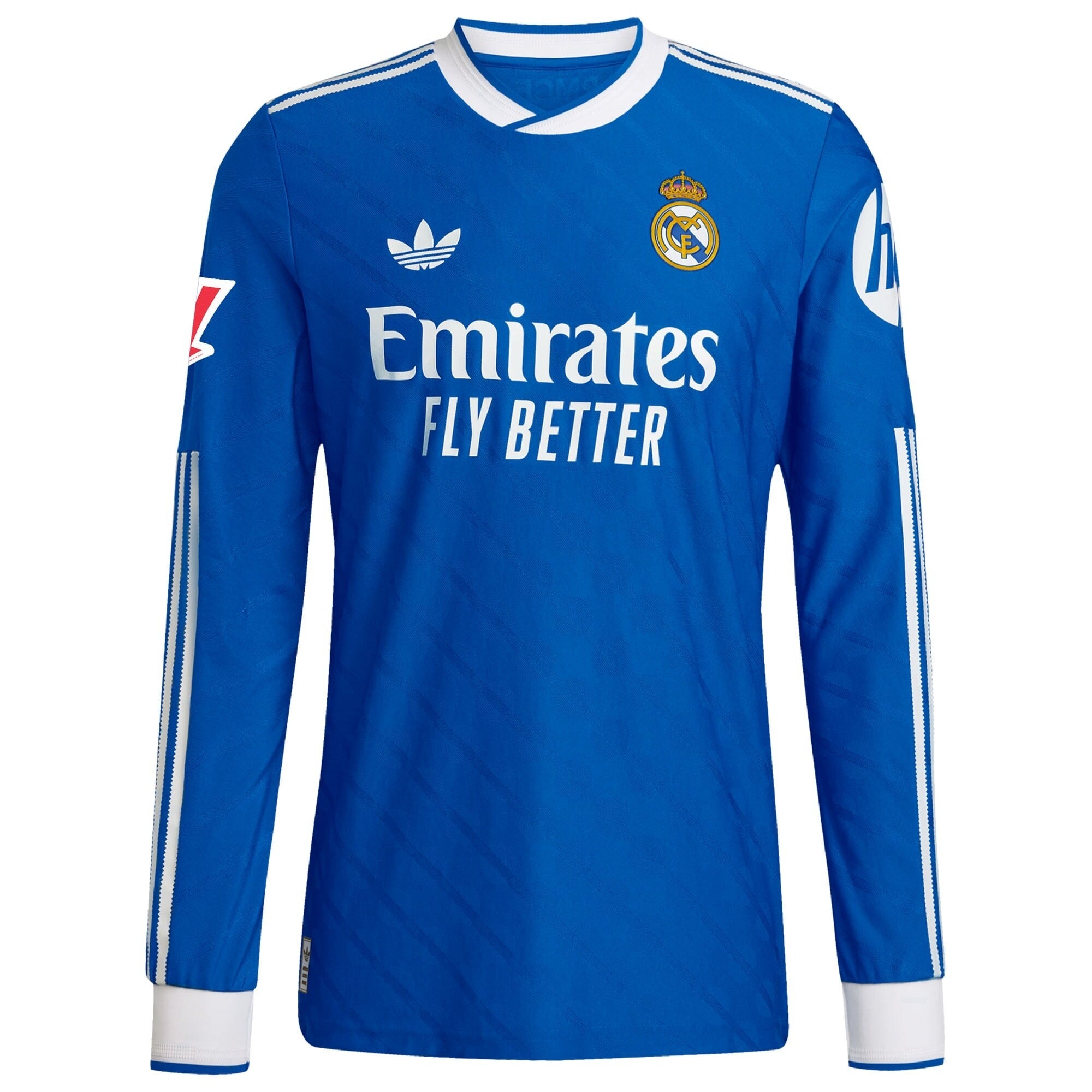 Espoor™ Real Madrid adidas 2025/26 Third Long Sleeve Custom Jersey - Blue