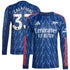 Espoor™ Riccardo Calafiori Arsenal adidas 2025/26 Away Long Sleeve Player Jersey - Blue