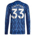 Espoor™ Riccardo Calafiori Arsenal adidas 2025/26 Away Long Sleeve Player Jersey - Blue