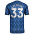Espoor™ Riccardo Calafiori Arsenal adidas 2025/26 Away Player Jersey - Blue