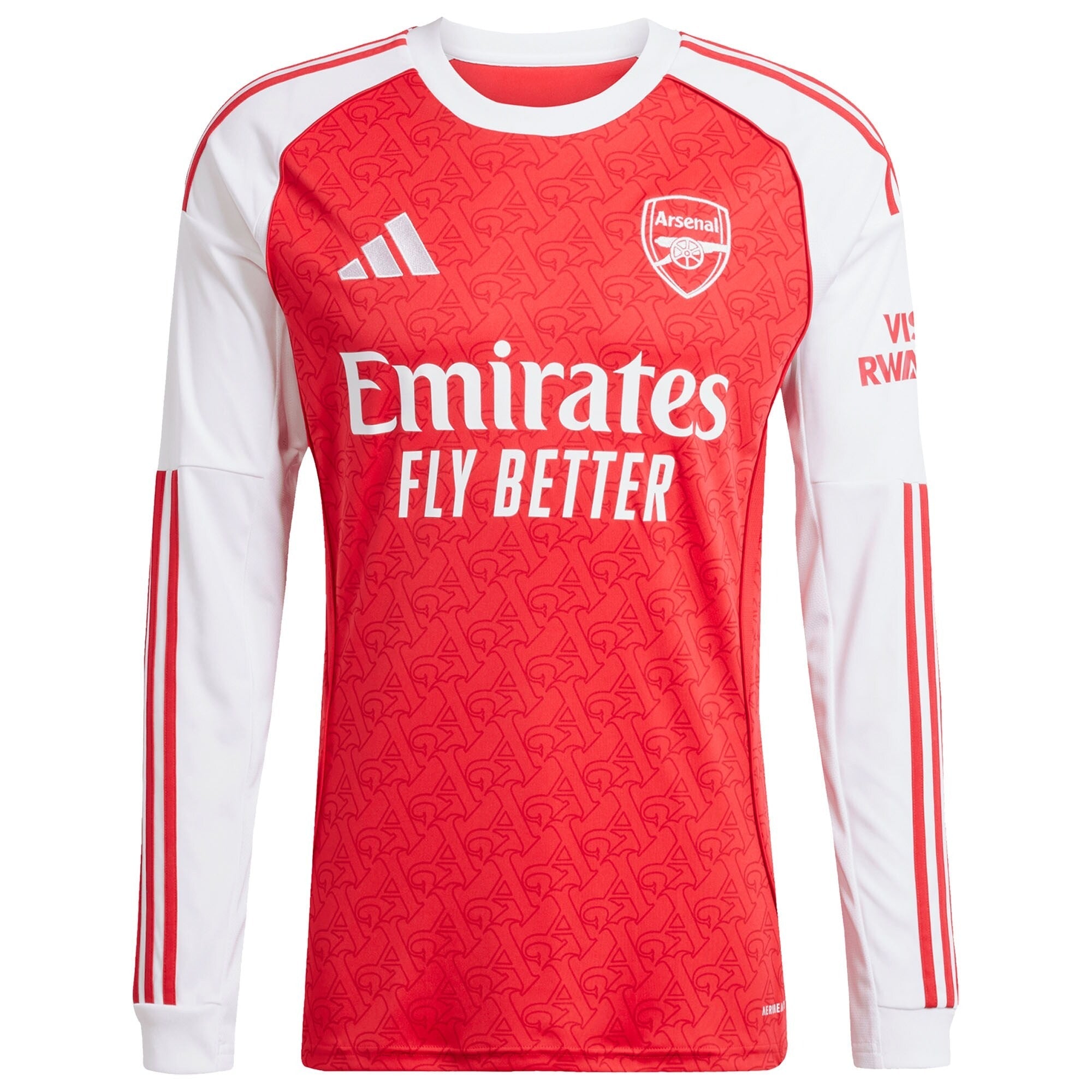 Espoor™ Riccardo Calafiori Arsenal adidas 2025/26 Home Long Sleeve Player Jersey - Red