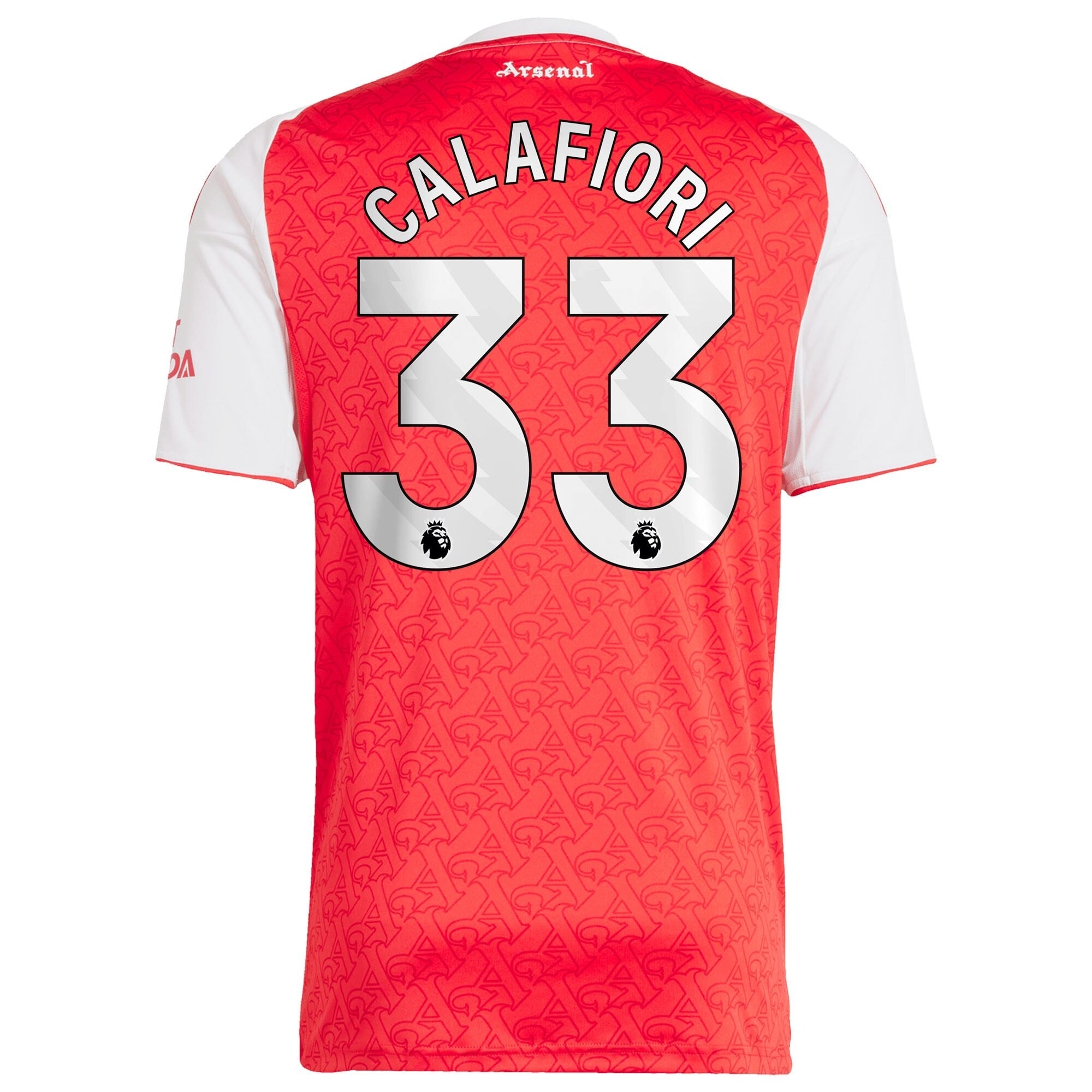 Espoor™ Riccardo Calafiori Arsenal adidas 2025/26 Home Player Jersey - Red