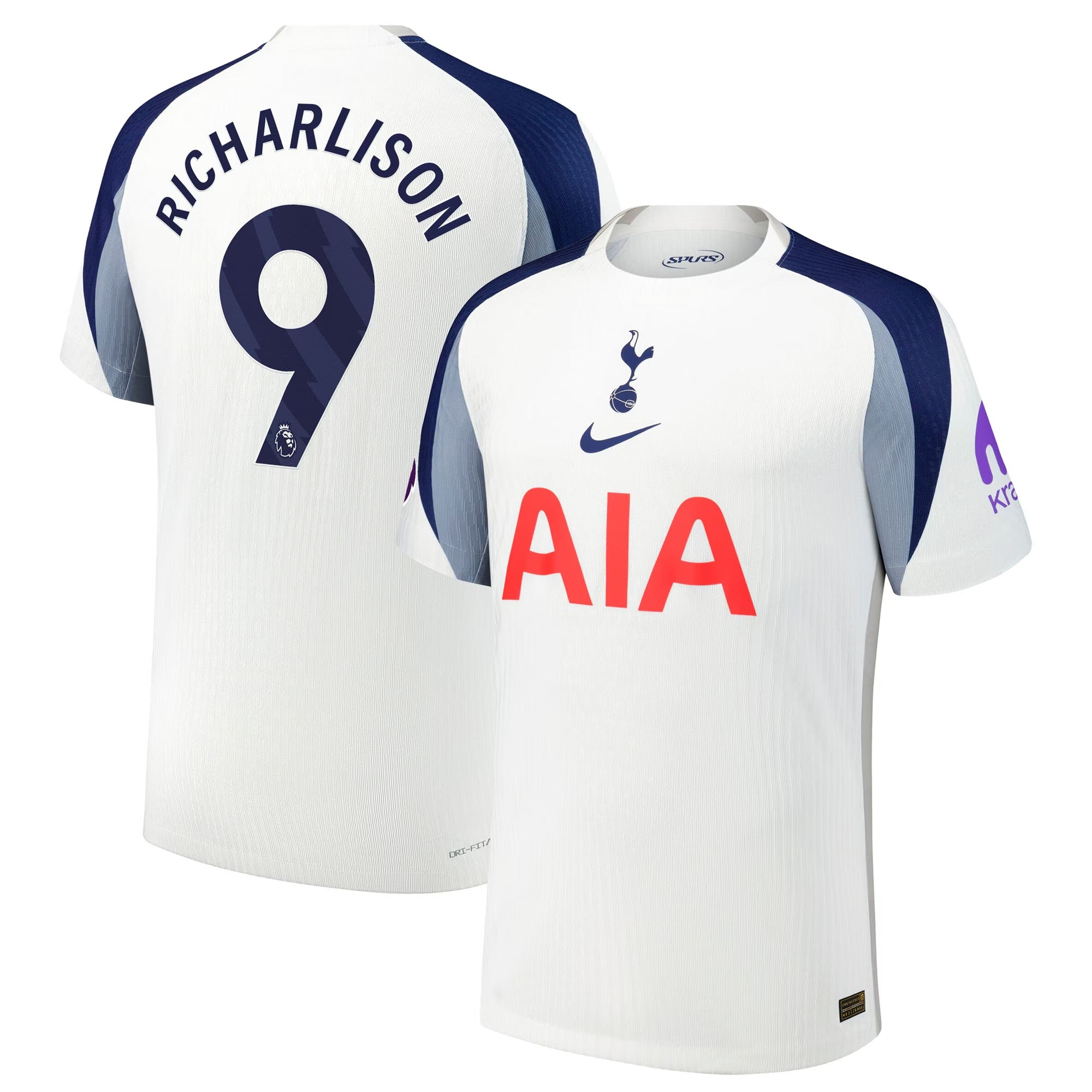 Espoor™ Richarlison Tottenham Hotspur Nike 2025/26 Home Player Jersey - White