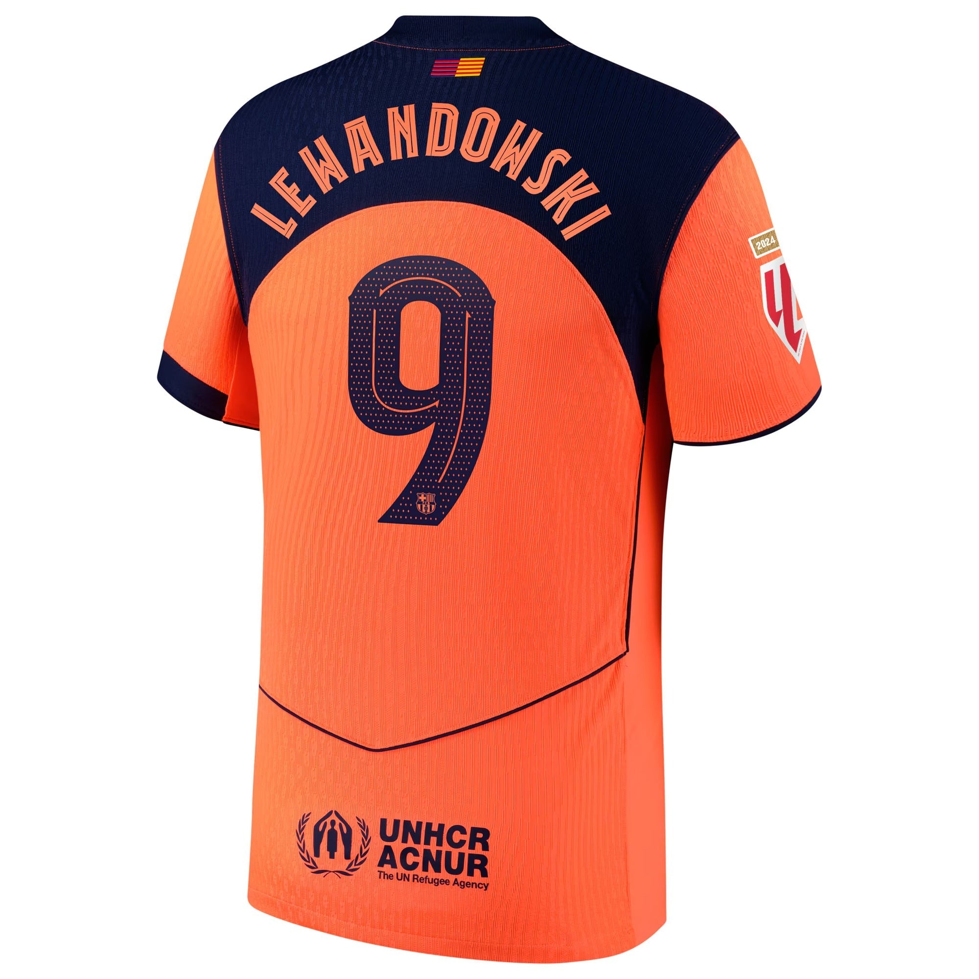 Espoor™ Robert Lewandowski Barcelona Nike 2025/26 Third Player Jersey - Orange