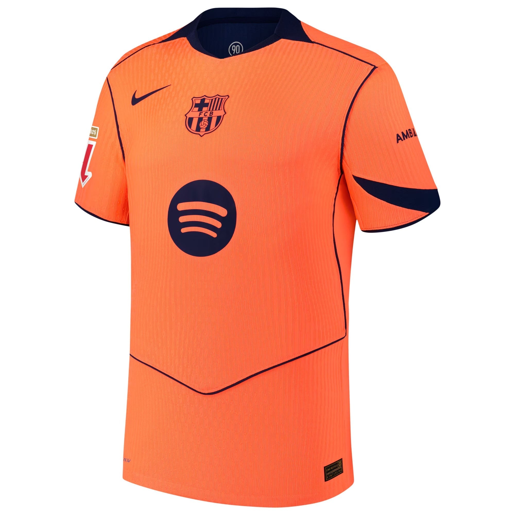 Espoor™ Robert Lewandowski Barcelona Nike 2025/26 Third Player Jersey - Orange