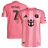 Espoor™ Rodrigo De Paul Inter Miami CF adidas 2025 Euforia Player Jersey - Light Pink