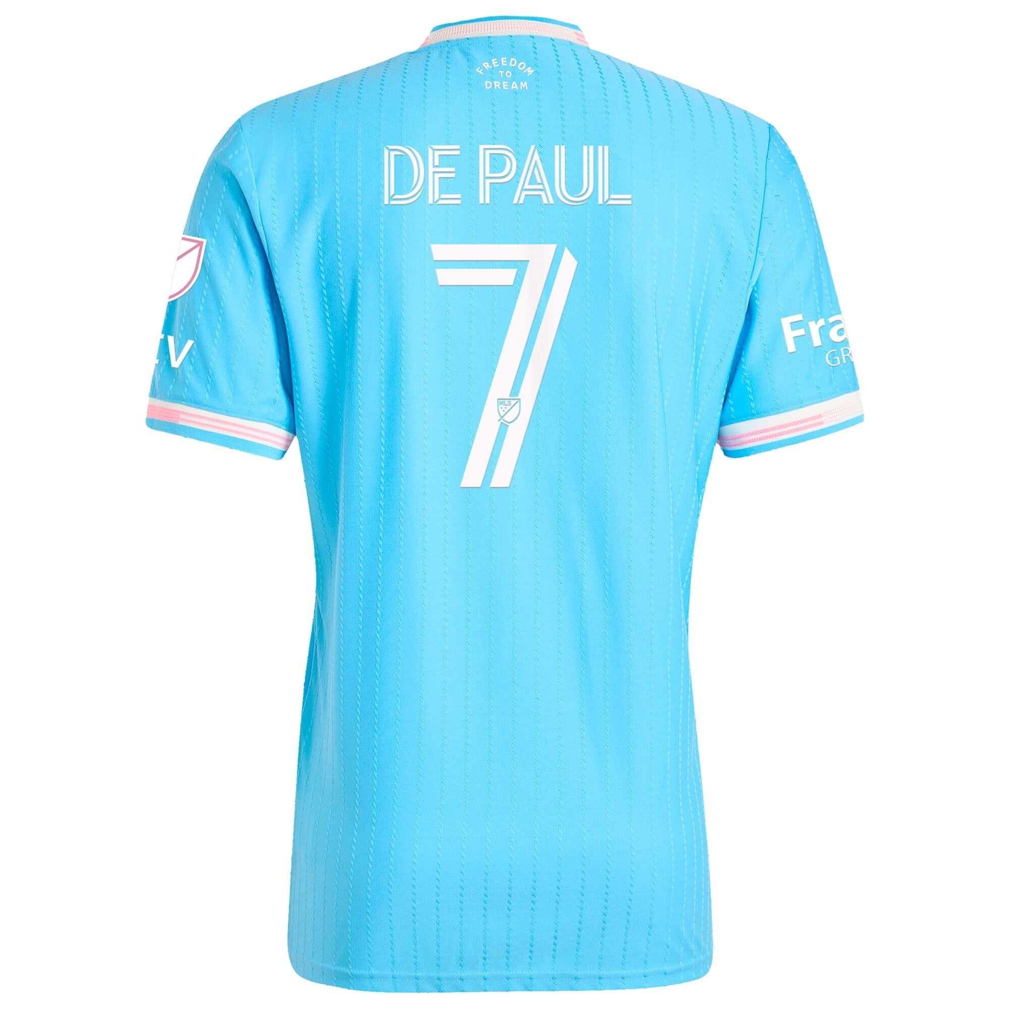 Espoor™ Rodrigo De Paul Inter Miami CF adidas Originals 2025 Third Player Jersey - Blue