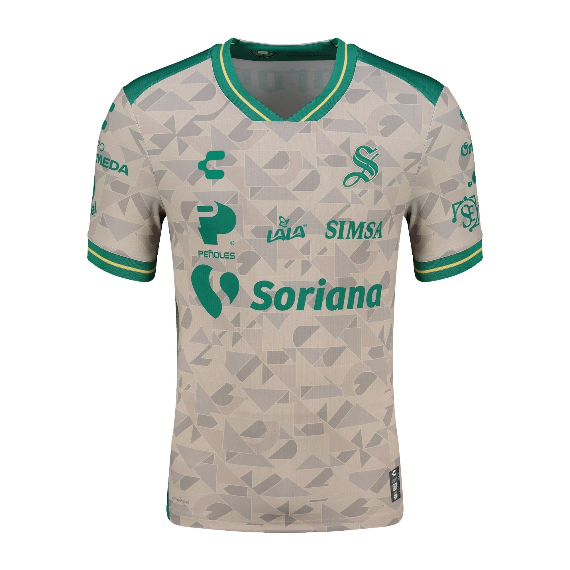 Espoor™ Santos Laguna Charly 2025/26 Away Authentic Jersey - Tan