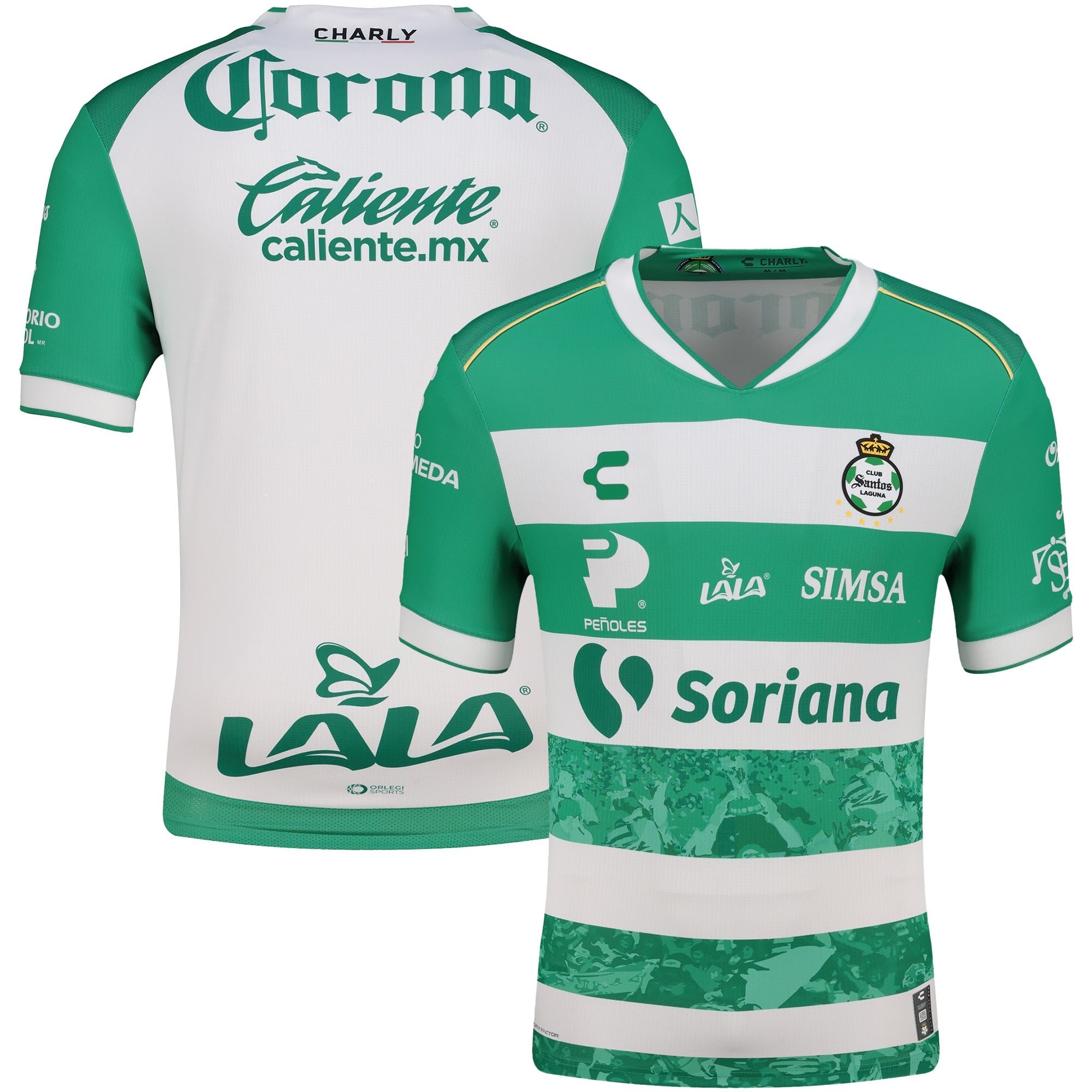 Espoor™ Santos Laguna Charly 2025/26 Home Authentic Jersey - Green