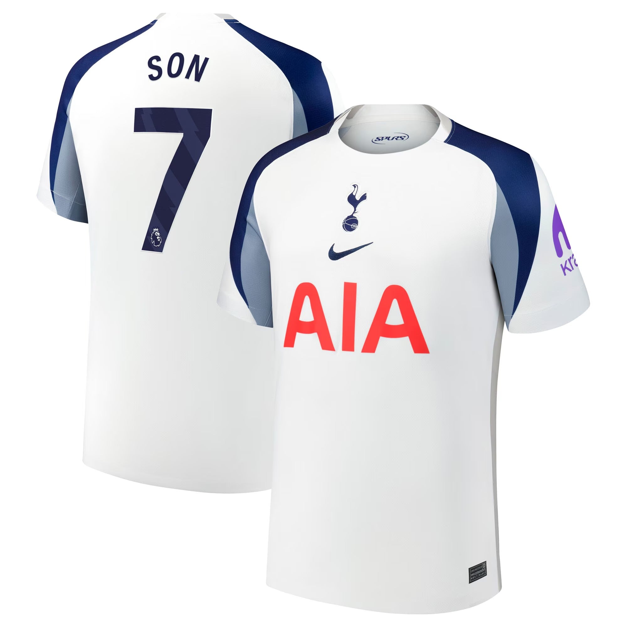 Espoor™ Son Heung-Min Tottenham Hotspur Nike 2025/26 Home Jersey - White