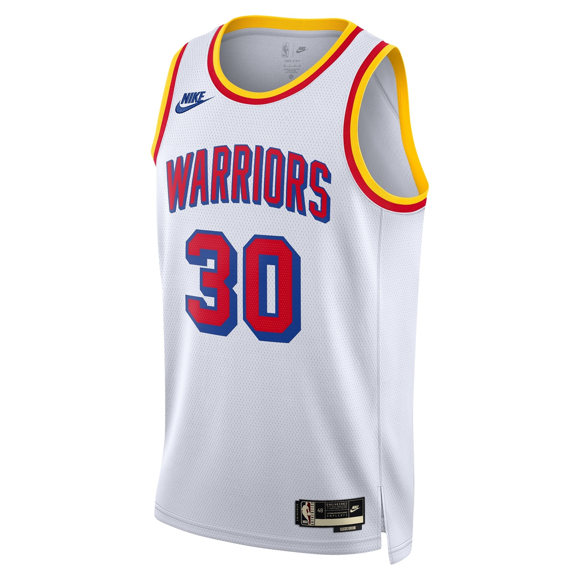Espoor™ Stephen Curry Golden State Warriors Nike Unisex 2024/25 Swingman Jersey - White - Classic Edition