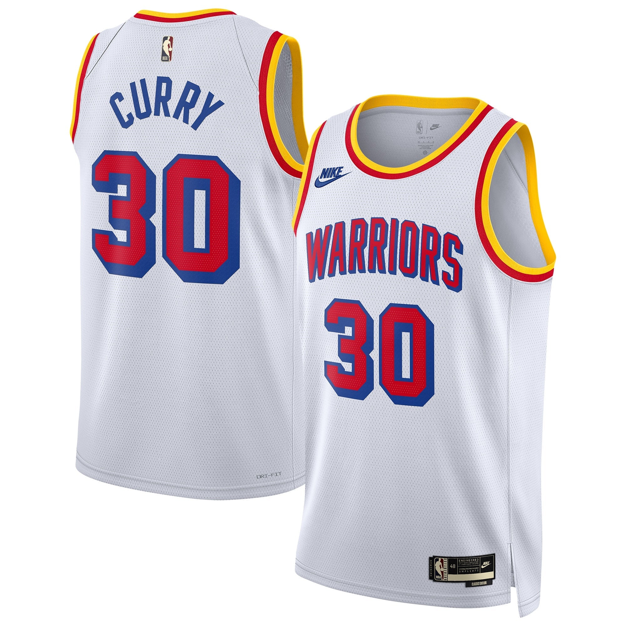 Espoor™ Stephen Curry Golden State Warriors Nike Unisex 2024/25 Swingman Jersey - White - Classic Edition