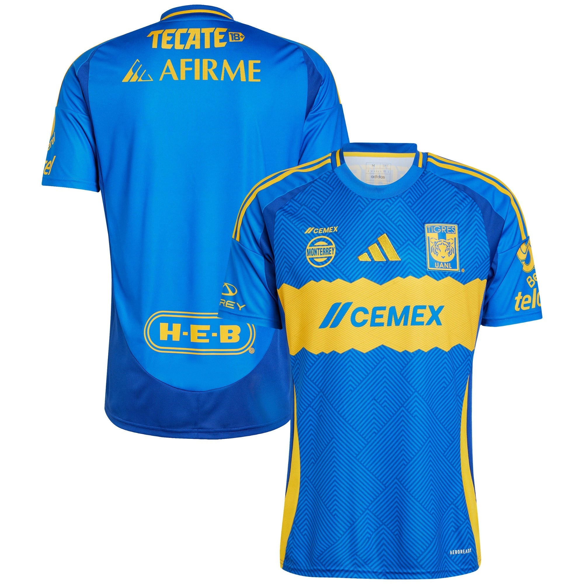 Espoor™ Tigres UANL adidas 2024/25 Away Custom Jersey - Blue