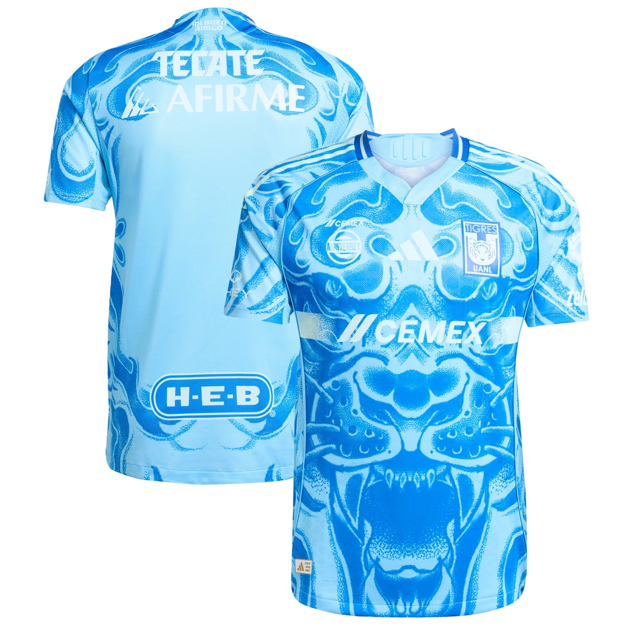 Espoor™ Tigres UANL adidas 2025/26 Away Jersey - Blue