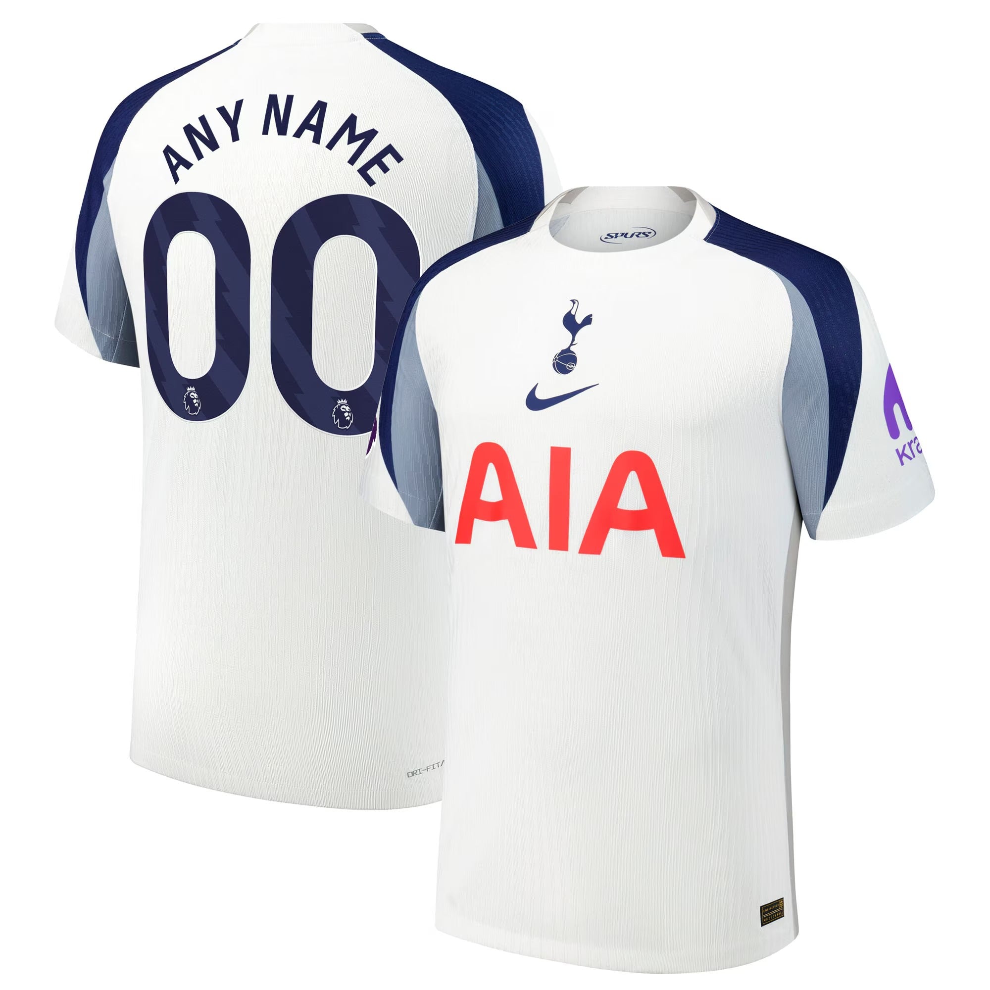 Espoor™ Tottenham Hotspur Nike 2025/26 Home Custom Jersey - White