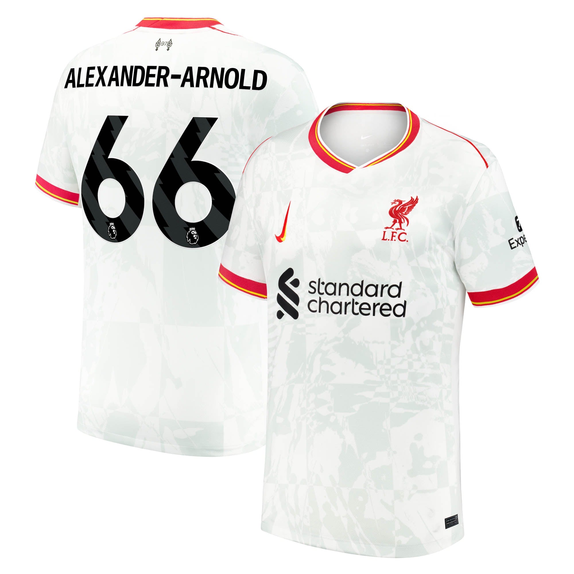 Espoor™ Trent Alexander-Arnold Liverpool Nike 2024/25 Third Jersey - White