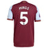 Espoor™ Tyrone Mings Aston Villa adidas 2025/26 Home Jersey - Claret