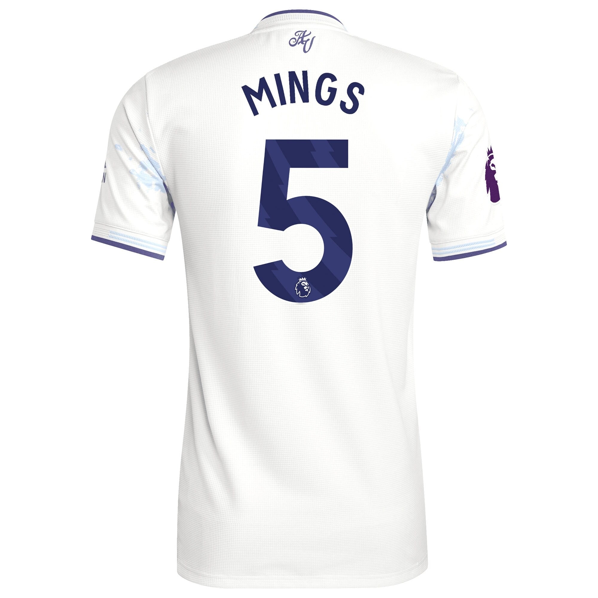 Espoor™ Tyrone Mings Aston Villa adidas 2025/26 Third Player Jersey - White