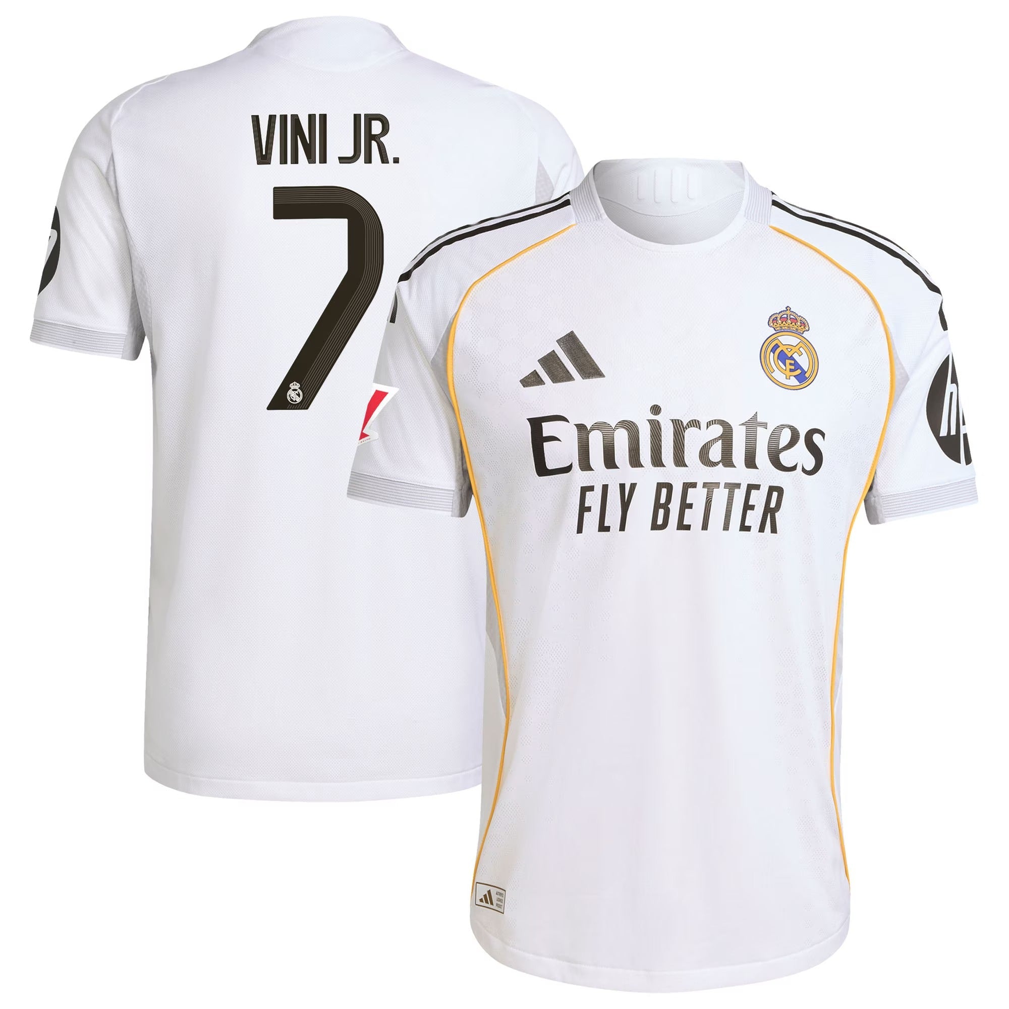 Espoor™ Vini Jr. Real Madrid adidas 2025/26 Home Authentic Jersey - White