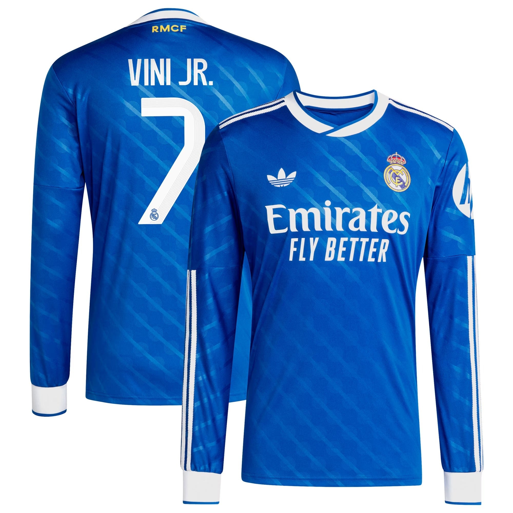 Espoor™ Vinicius Junior Real Madrid adidas 2025/26 Third Long Sleeve Player Jersey - Blue