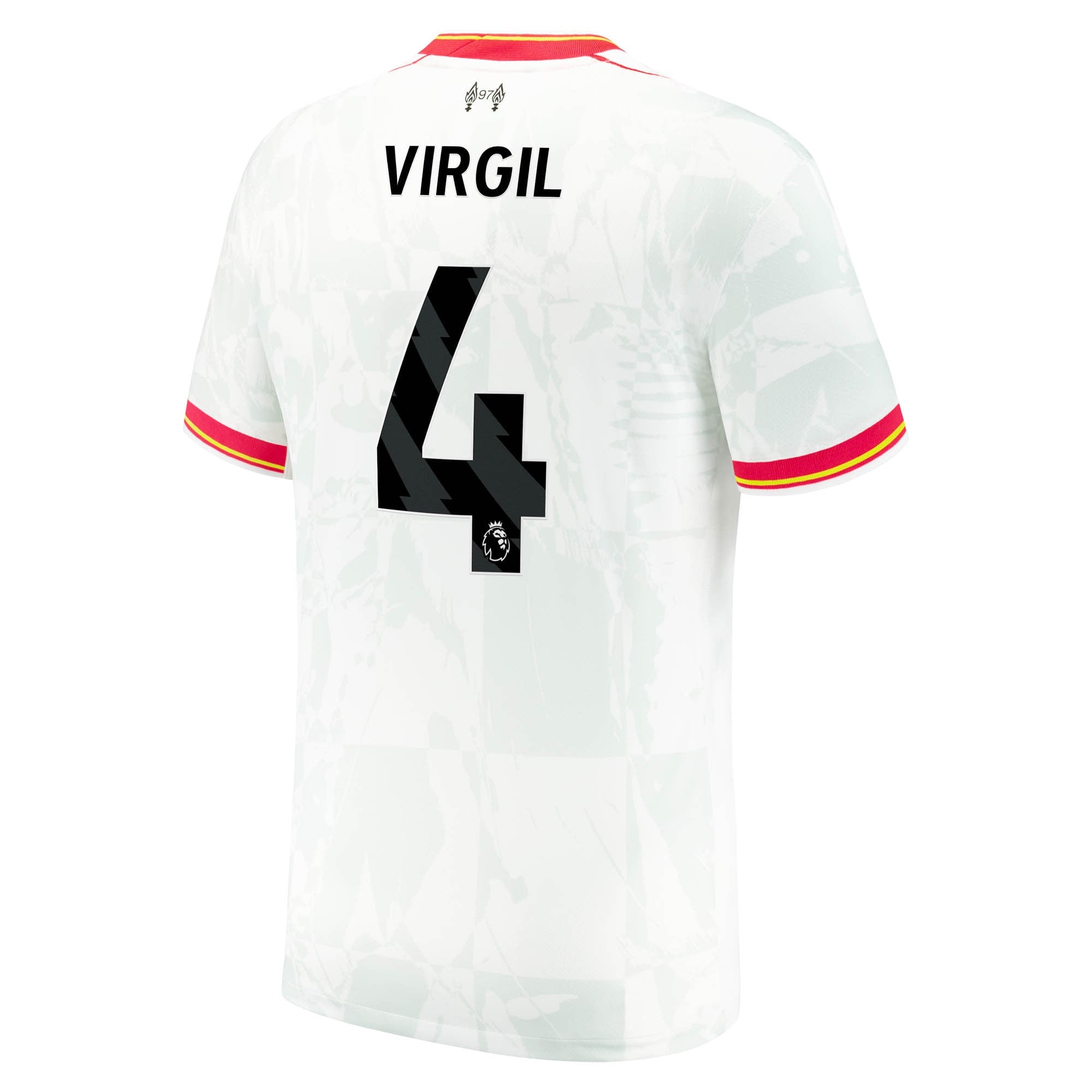 Espoor™ Virgil van Dijk 4 Liverpool Nike 2024/25 Third Jersey - White