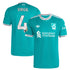 Espoor™ Virgil van Dijk Liverpool adidas 2025/26 Third Player Jersey - Green