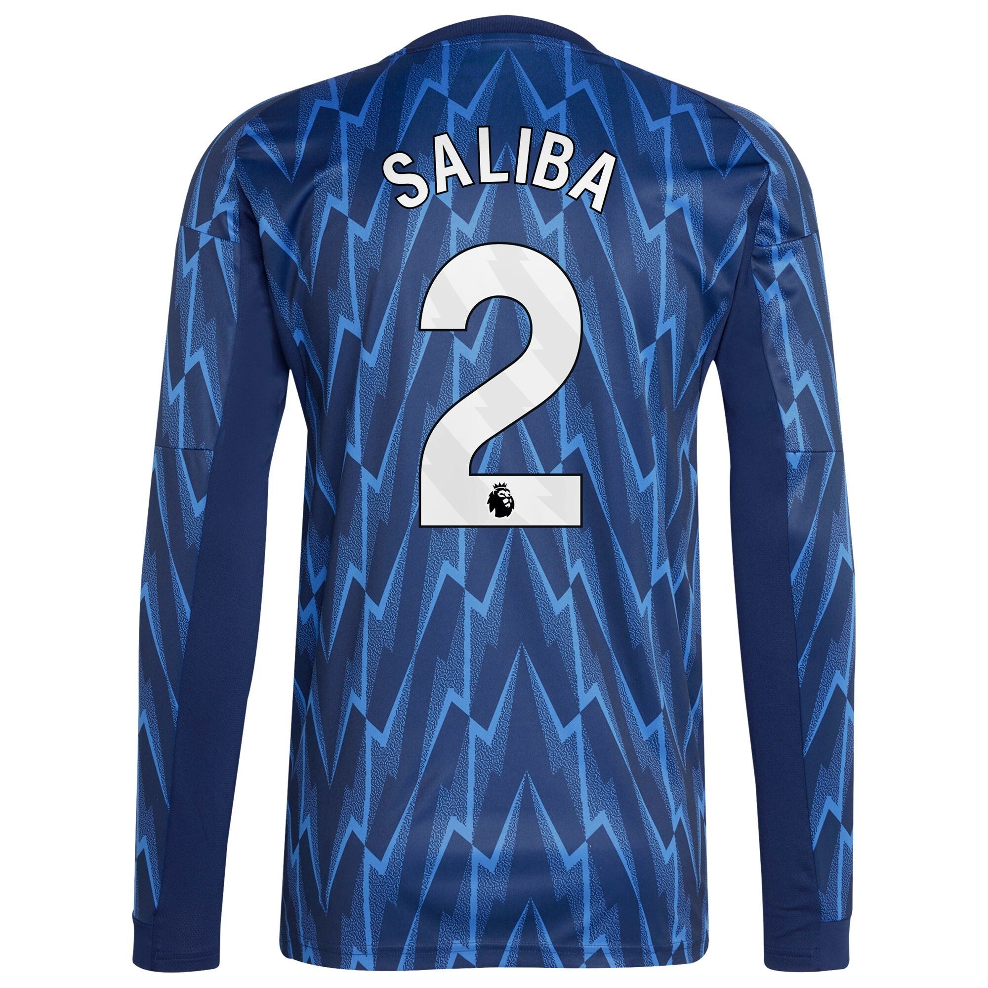 Espoor™ William Saliba Arsenal adidas 2025/26 Away Long Sleeve Player Jersey - Blue