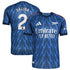 Espoor™ William Saliba Arsenal adidas 2025/26 Away Player Jersey - Blue