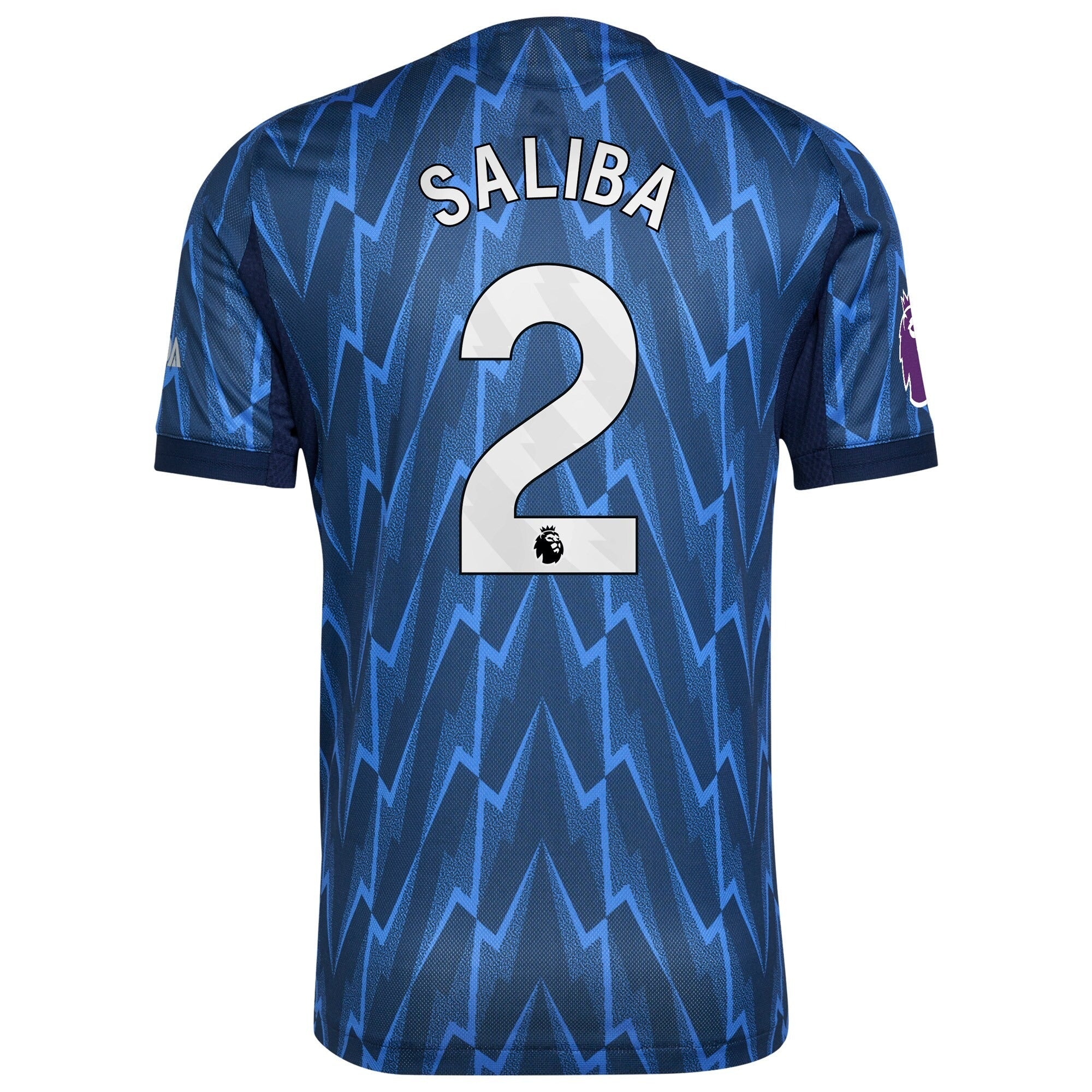 Espoor™ William Saliba Arsenal adidas 2025/26 Away Player Jersey - Blue