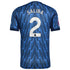 Espoor™ William Saliba Arsenal adidas 2025/26 Away Player Jersey - Blue