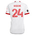 adidas Lorenzo Insigne Toronto FC jersey white with red number 24 and name on back