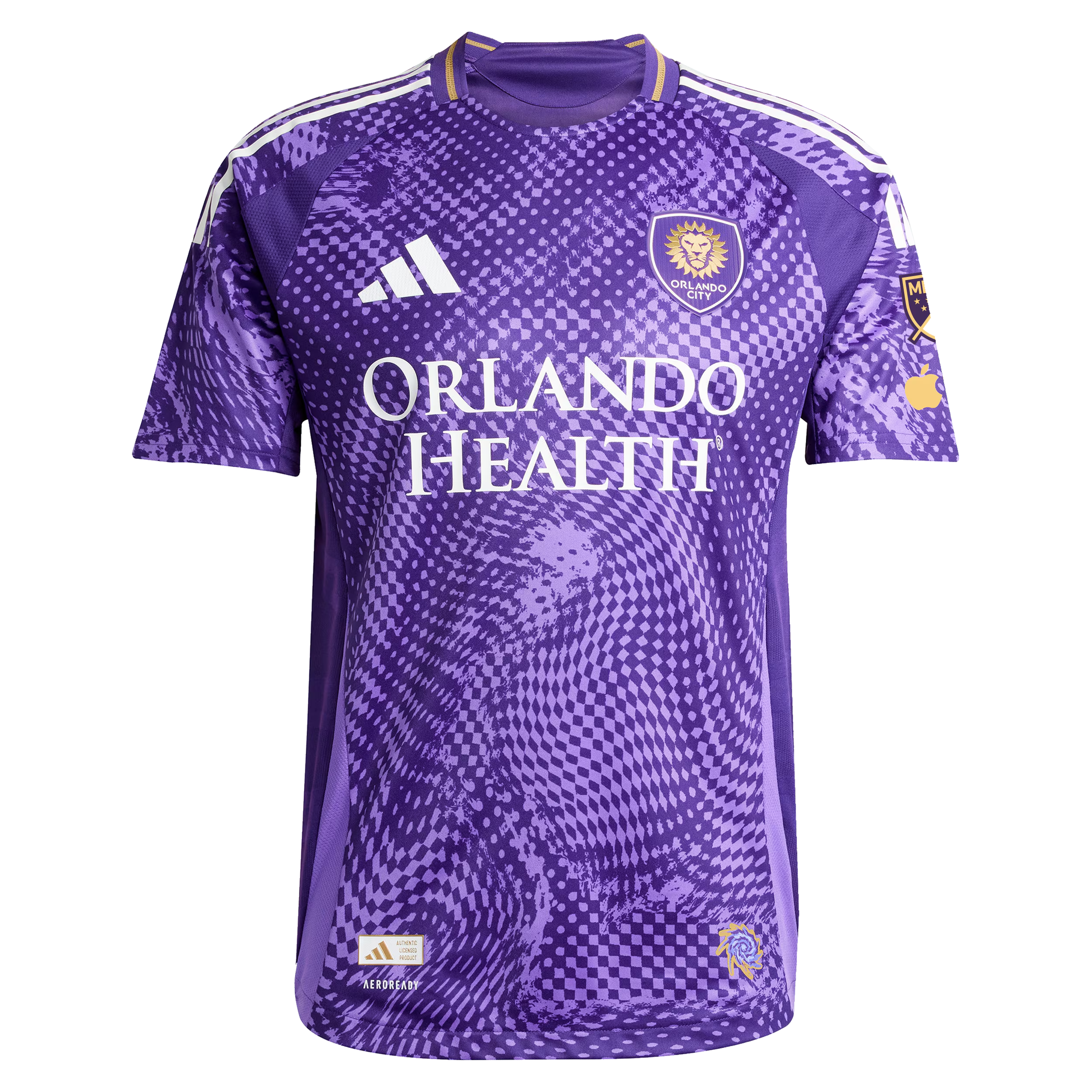 adidas Antoine Griezmann #7 Orlando City SC 2025 Perfect Storm Jersey - Purple - Jersey Teams World