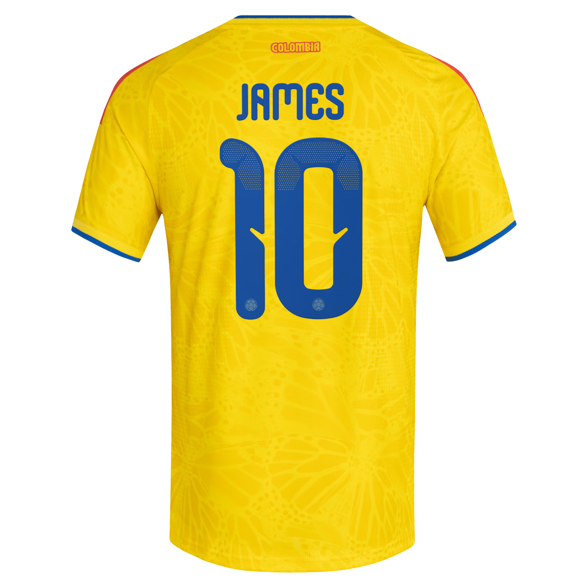 Espoor™ adidas Colombia National Team 2026 Home Player Edition Jersey – James Rodriguez #10 – Yellow