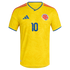 Espoor™ adidas Colombia National Team 2026 Home Player Edition Jersey – James Rodriguez #10 – Yellow