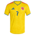 Espoor™ adidas Colombia National Team 2026 Home Player Edition Jersey – Luis Diaz #7 – Yellow