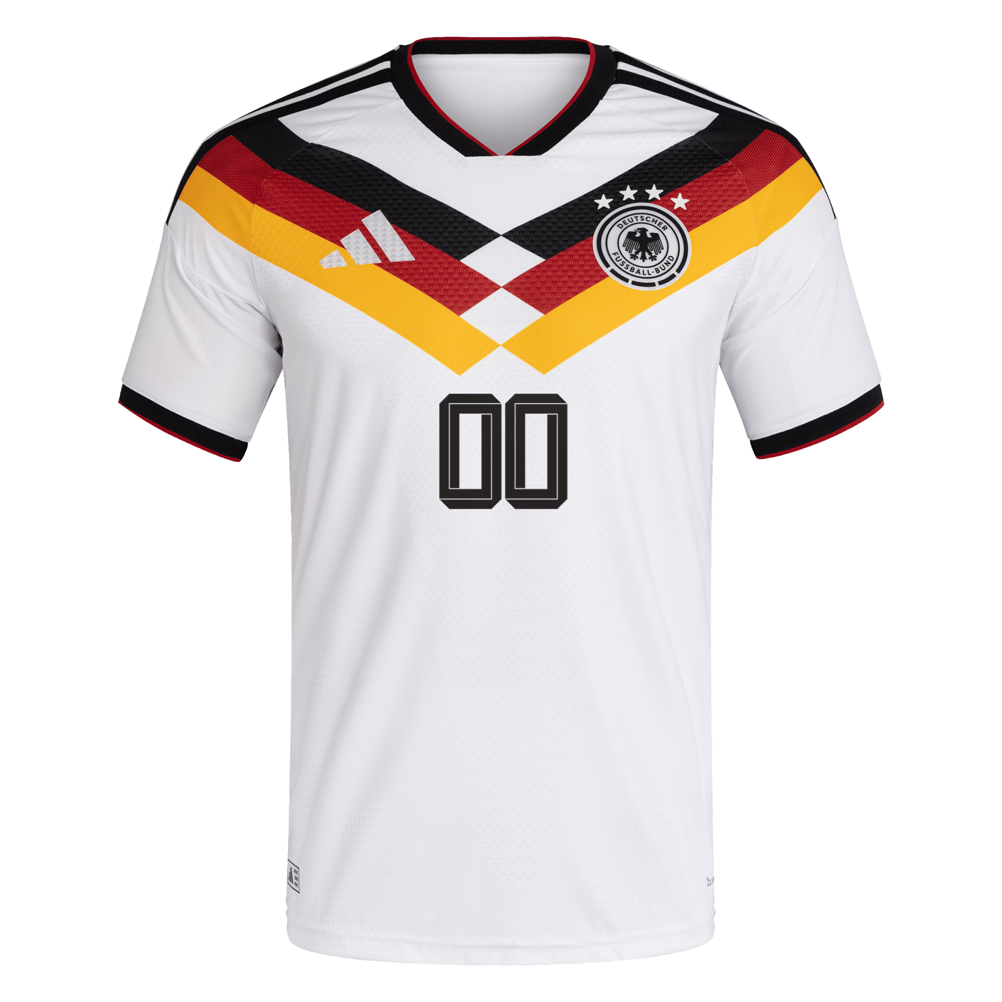 Espoor™ adidas Germany National Team 2026 Home Player Edition Custom Jersey – White/Black/Gold
