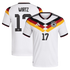 Espoor™ 2026 Gadidas Germany National Team 2026 Home Player Edition Jersey – Florian Wirtz #17 – White/Black/Goldermany Home Player Jersey #17 - White (Florian Wirtz)