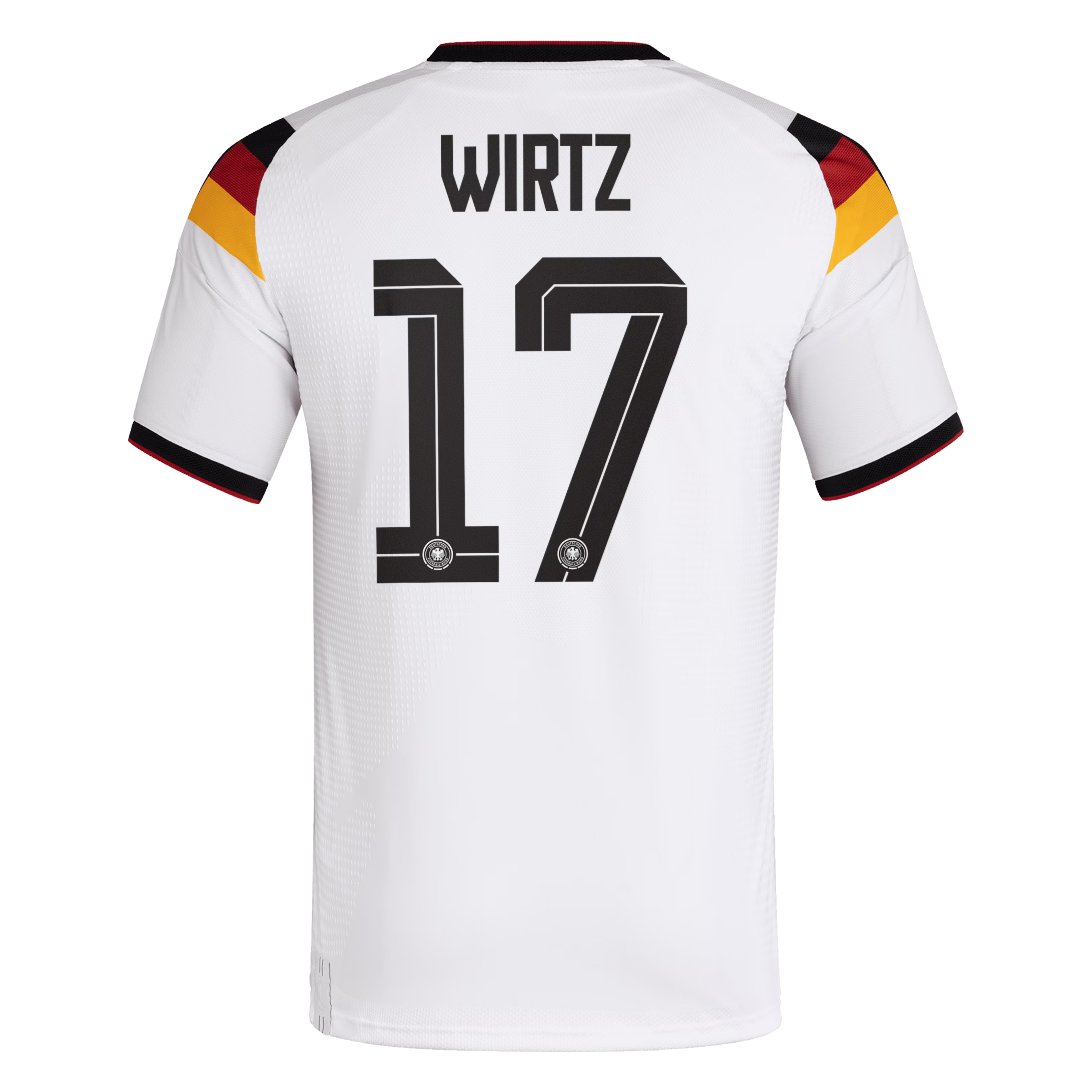 Espoor™ 2026 Gadidas Germany National Team 2026 Home Player Edition Jersey – Florian Wirtz #17 – White/Black/Goldermany Home Player Jersey #17 - White (Florian Wirtz)