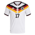 Espoor™ 2026 Gadidas Germany National Team 2026 Home Player Edition Jersey – Florian Wirtz #17 – White/Black/Goldermany Home Player Jersey #17 - White (Florian Wirtz)