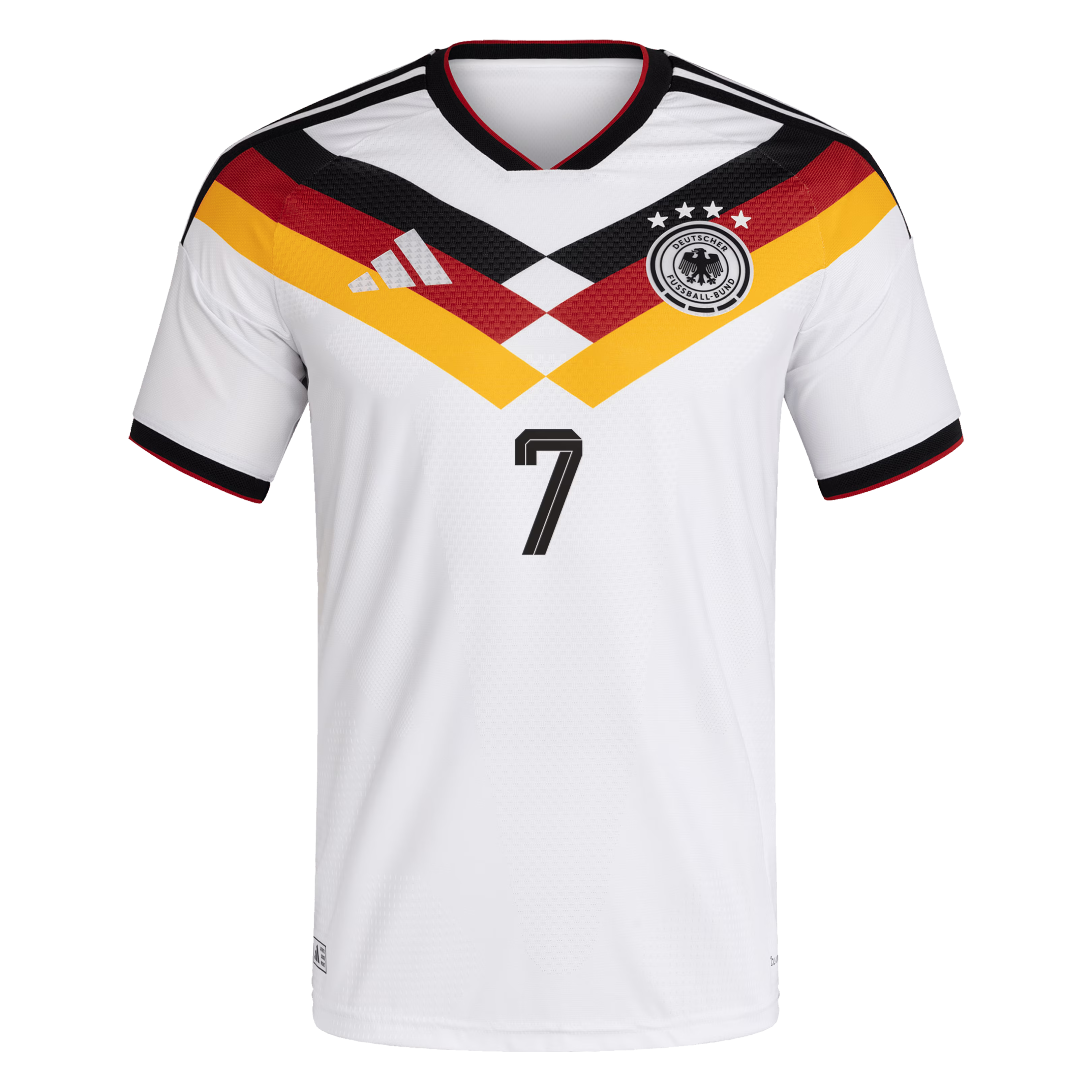 Espoor™ adidas Germany National Team 2026 Home Player Edition Jersey – Kai Havertz #7 – White/Black/Gold