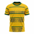 espoor™ Men's Pro-Contact Yellow & Green Rugby Jersey - Performance Fit Athletic Shield